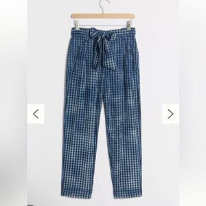 Anthropologie Maeve Avryl Bleached Slim Pants